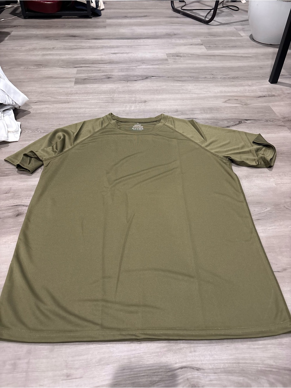 Performance Short Sleeve Crew Neck Shirt - Olive